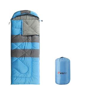 Sleeping Bags Camping Sleeping Bag for Adults 3 Season Warm Cool Weather Lightweight Waterproof Sleeping Bags for Indoor