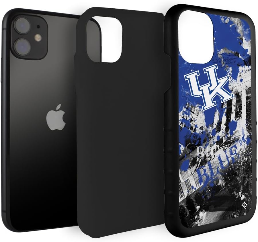Guard Dog Case Compatible with iPhone 11 - Military Grade - Rugged Two Piece Protection - Collegiate Licensed - Kentucky Wildcats - by Paulson Designs