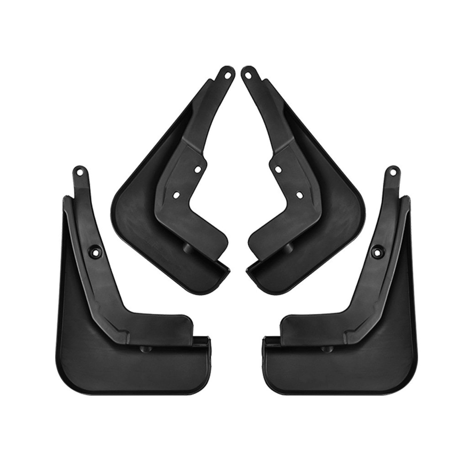 CDQSB 4 Pcs Car Mud Flaps for BYD Qin Pro DM/EV 2018-2019, Front Rear Fenders Splashproof Splash Guards Mudflaps Protects Accessories