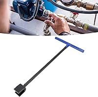 Vista 2 de TOPINCN Water Meter Key, Steel Water Meter Key with 4 Way Multi Functional Utilities Key T handle Water Key Universal Cross Key Water Shut Off Tool