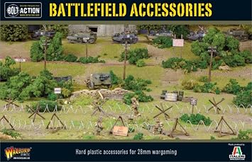 Warlord Games Bolt Action WWII Battlefield Accessories for 1:56 Military Table Top Wargaming Diorama Plastic Model Kit 402010001