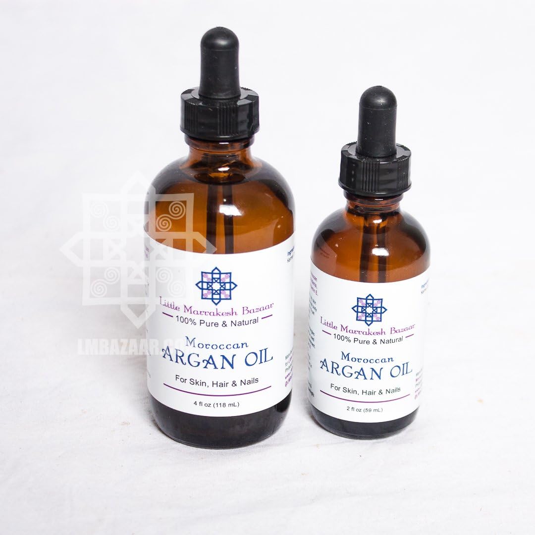 Organic Argan Oil 100% Pure/Argania Spinosa/The Liquid Gold from Morocco (2oz)