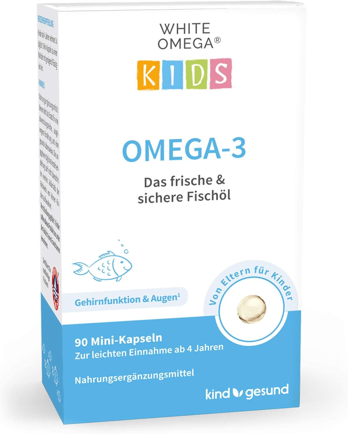 Omega3 Kapseln für Kinder Vergleichssieger 2023 90 MiniKapseln