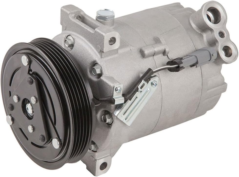 AC Compressor & 5 Groove 120mm A/C Clutch For Chevy Cobalt Pontiac G5 Replaces Sanden PXV16 8703 - BuyAutoParts 60-02979NA NEW