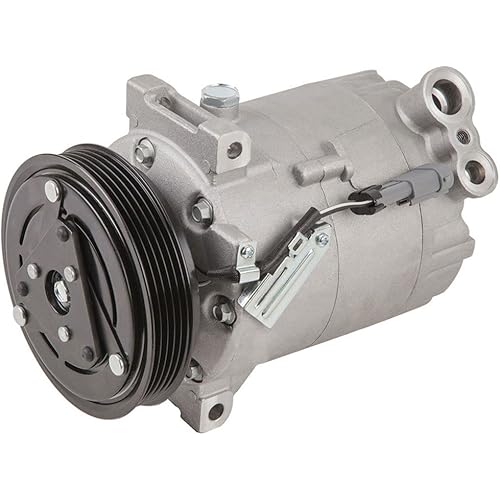 AC Compressor & 5 Groove 120mm A/C Clutch For Chevy Cobalt Pontiac G5 Replaces Sanden PXV16 8703 - BuyAutoParts 60-02979NA NEW