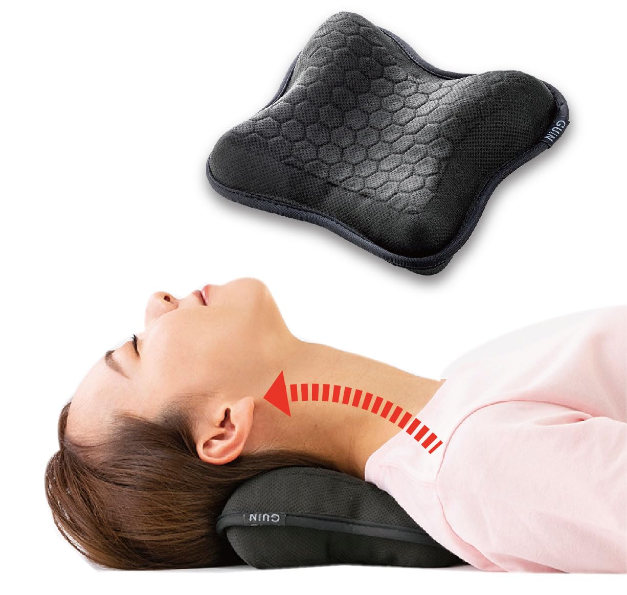 首枕Wモデル Amazon｜GUIN-NECK- 2022年グッドデザイン賞受賞 ヒルナンデス！で紹介