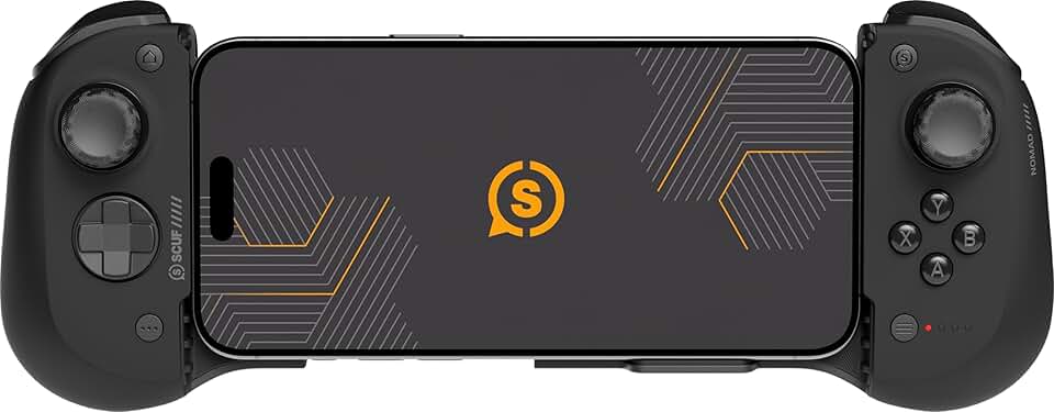 SCUF NOMAD Controle móvel para jogos sem fio para iPhone – pás personalizáveis – polegares anti-deriva – conectividade Bluetooth 5.0 – controle remoto PS, Xbox Game Pass, Apple Arcade, Steam Link –