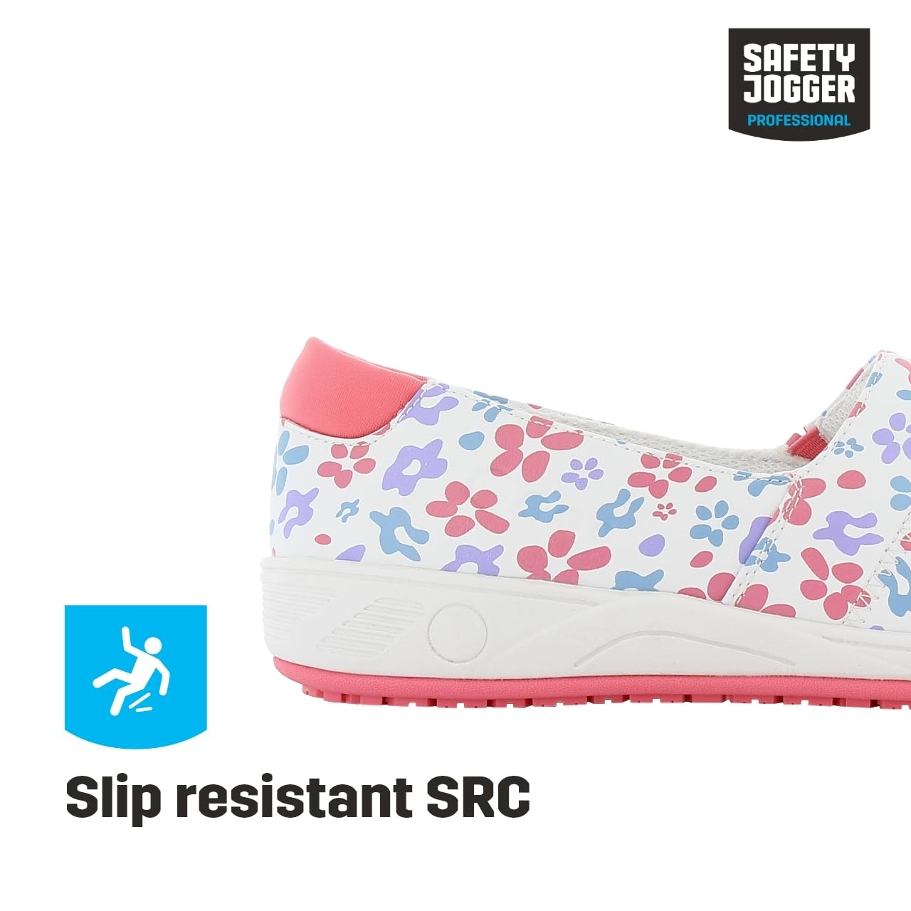 SAFETY JOGGER Zuecos de Seguridad para Mujer - Sophie - Zapato de Trabajo Cómodo y Ligero, Ideal para Enfermeras, Cocina o Interior, Antideslizante y Amortiguador, Oxypas