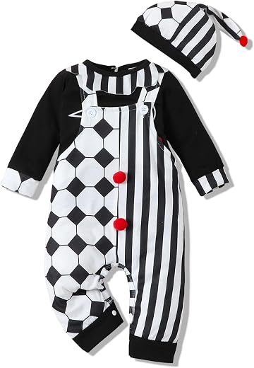 Gakizon Baby Boy Halloween outfits,Infant baby Toddler Boy Clown Outfits Fall Winter Clothes
