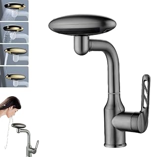 4-mode Bathroom Tap,grifo De 4 Modos,Grifo Para Lavabo Multifuncional,Grifo Para Lavabo De Baño Extensible,Giratorio 360° 4 Modo Grifo Baño Monomando Mango Único,rociador Agua Fría-A