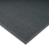 Waterhog Andersen Waffle Design Mat - 3X5' - Fabric Border - Charcoal - Charcoal...