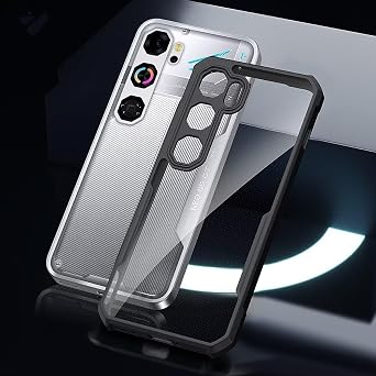 Case for ZTE Nubia Neo 5 5G,Military Grade [Droproof] [Heat Dissipation] [Fingerprint-Proof] Shockproof TPU+PC Heavy Duty Protective Phone Case for ZTE Nubia Neo 5 5G Black