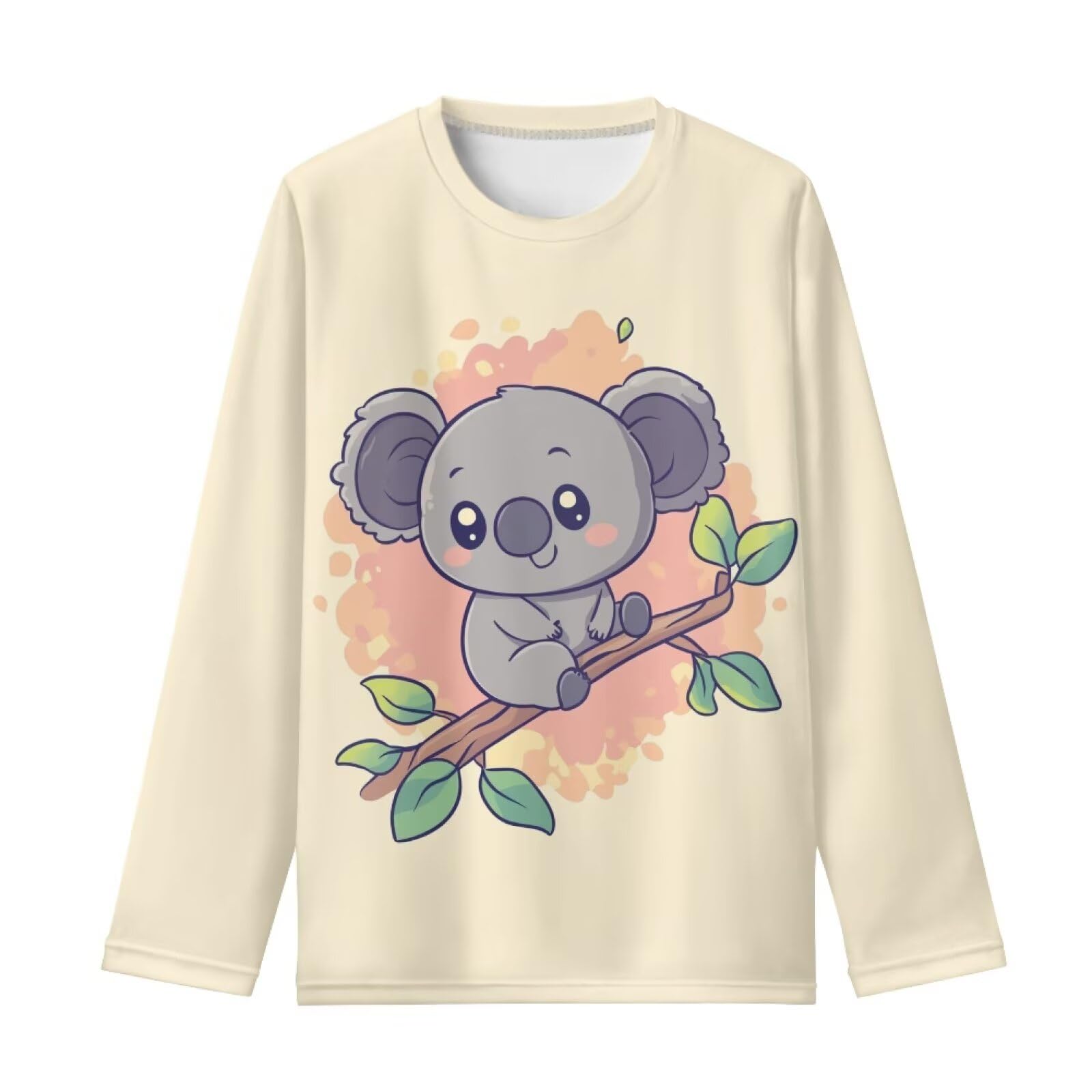 Girls Long Sleeve Shirt with Cute Graphic Casual Pullover Tops 3-16Y