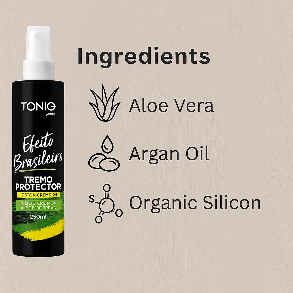 Tonno Plus Brazilian Thermo Protector – Smooth, Frizz-Free Hair 250ml