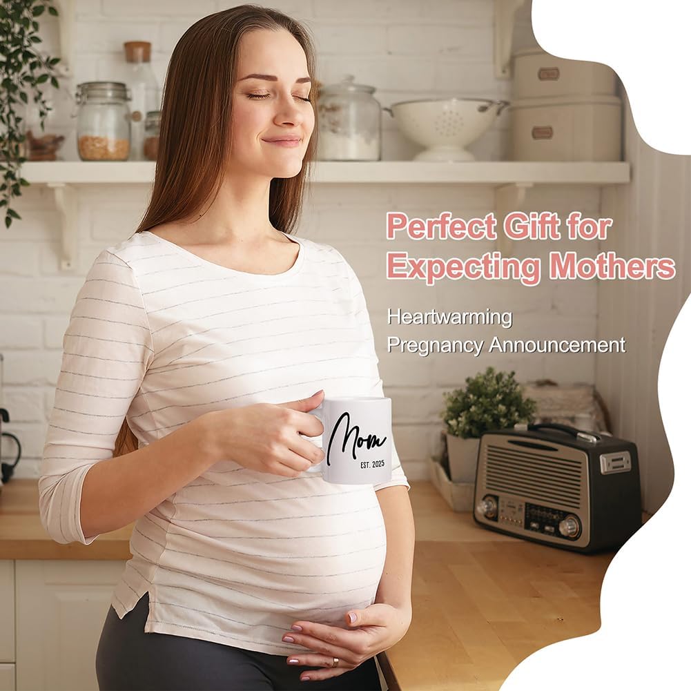 Breezy Valley Mom Est 2025 Mug for Expecting Mothers – New Mom Gifts for Women, First Mothers Day Gifts for Mommy to Be, Baby Shower, Pregnancy Announcement Coffee Mug - Image 4