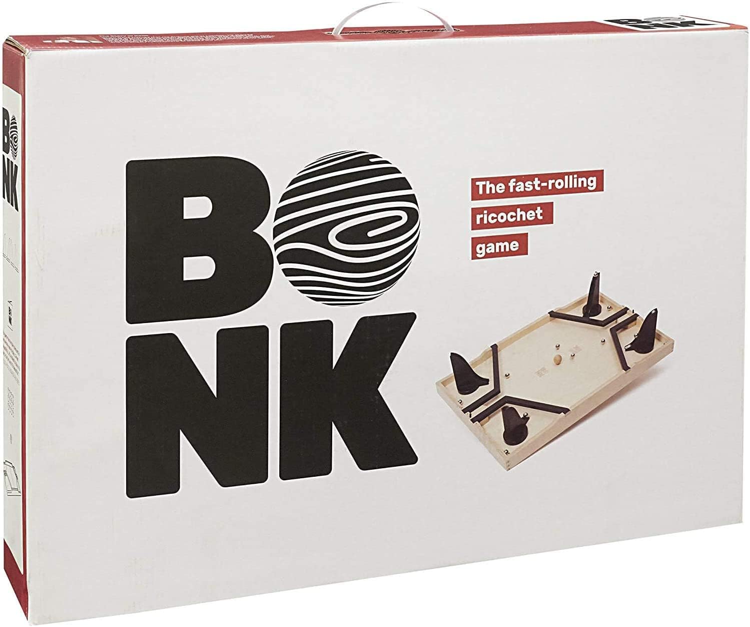 BONK: The Fast Rolling Ricochet Game of Skill - Family-Friendly Party Game  - Quick to Learn & Play - Excellent Quality Components - It's Like Analog  Version of Crossfire for 4 Players! :