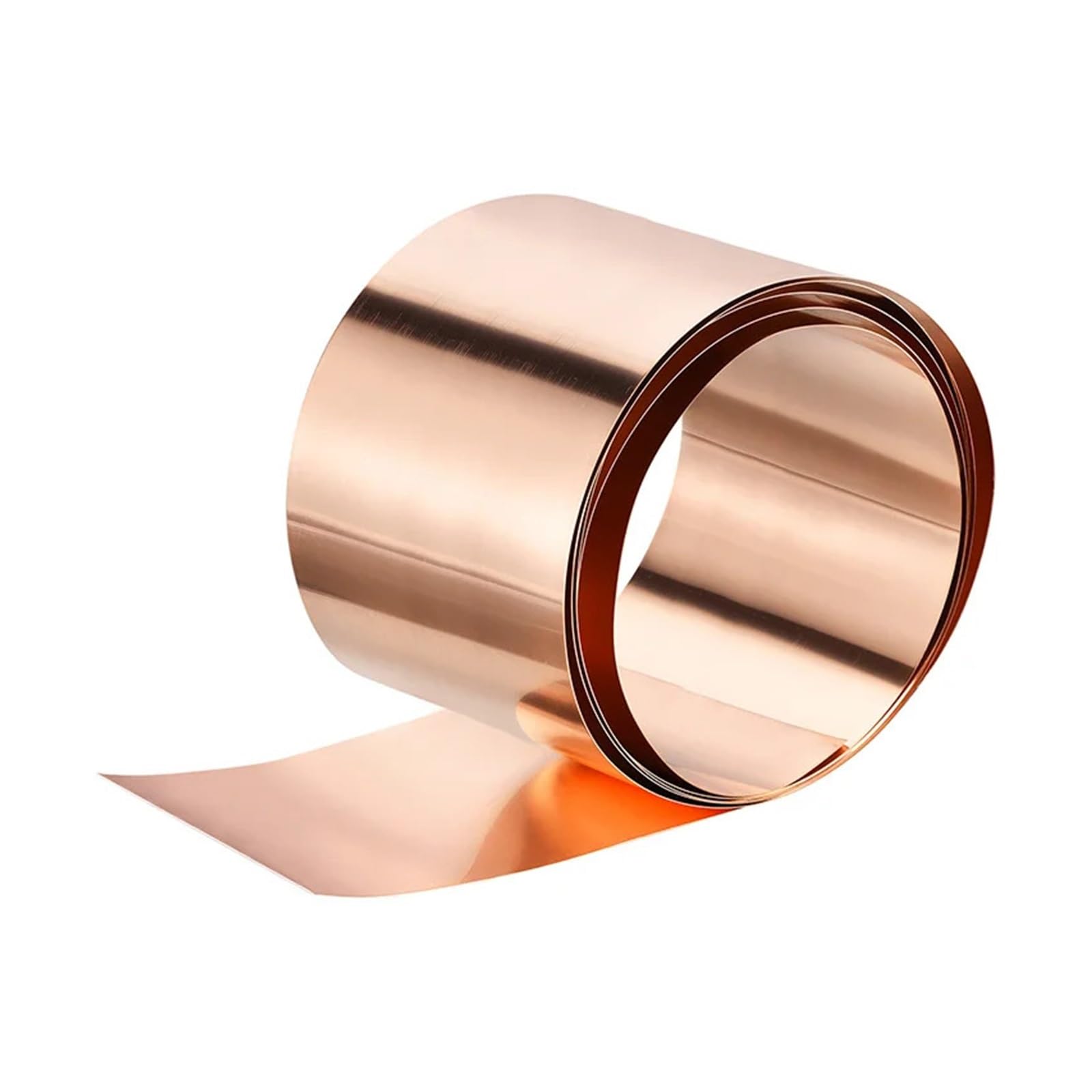 Arkusze mosiężne blachy stalowe Arkusze ro 99,9% czystej blachy miedzianej płyta aluminiowa w rolce, do elektrycznego projektu DIY, szerokość 50-200 mm, długość 3500 mm, grubość 0,01