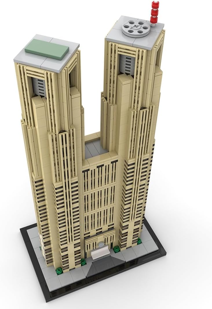 MOC-153517 Tokyo Famous Landmark Building Model Kit - 1/800 Scale Architecture Replica for Adults, Collectible Skyscraper Landmark with Detailed Design, 1972 Pieces