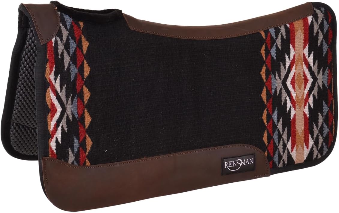 Reinsman APEX Ranahan Tacky Too Soft Breathable Non-Slip Shock-Absorbing Fleece-Lined Moisture-Wicking Contoured Back Protection Horse Riding Saddle Pad