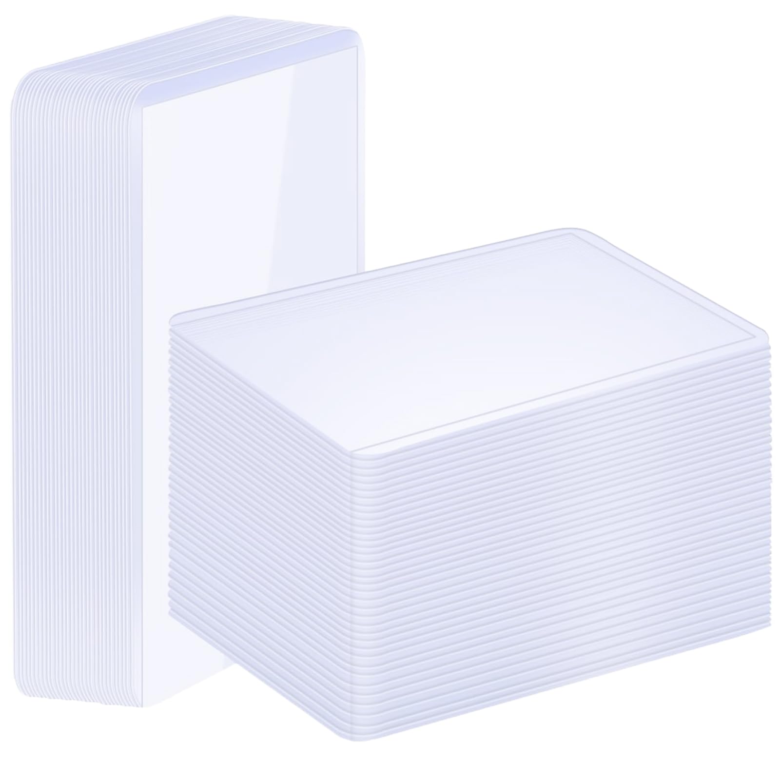 Clear Card Sleeves, Standard Size Trading Card Sleeves Cards Protector Fit for MTG Football, Sports, Game Cards, 3 x 4 in(50 Pack)