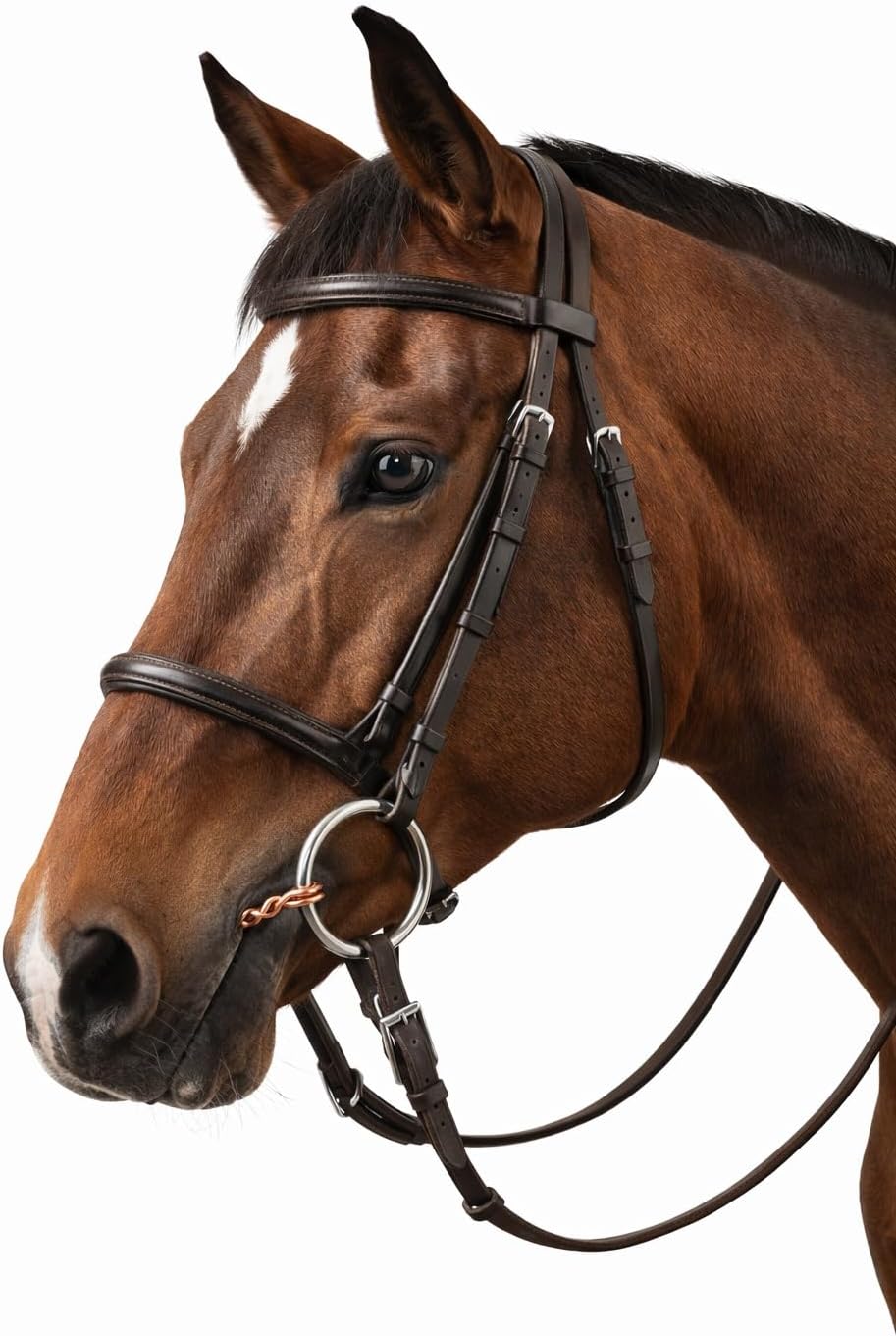 ProRider Horse 5-1/2" SS Loose Ring Twisted Wire Snaffle Horse Bit 35479C