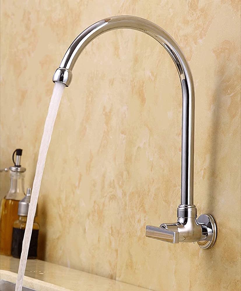 Robinet de cuisine dissimulé en bronze authentique au design épuré