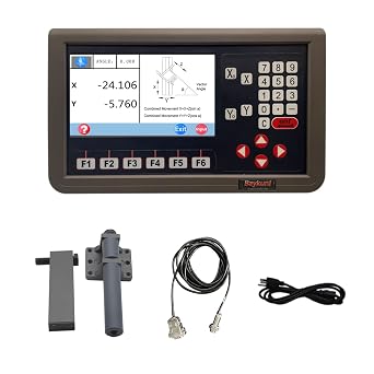 Large 7inch LCD Screen TTL 2 Axis Digital Readout Display DRO RPM Mill Lathe Machine