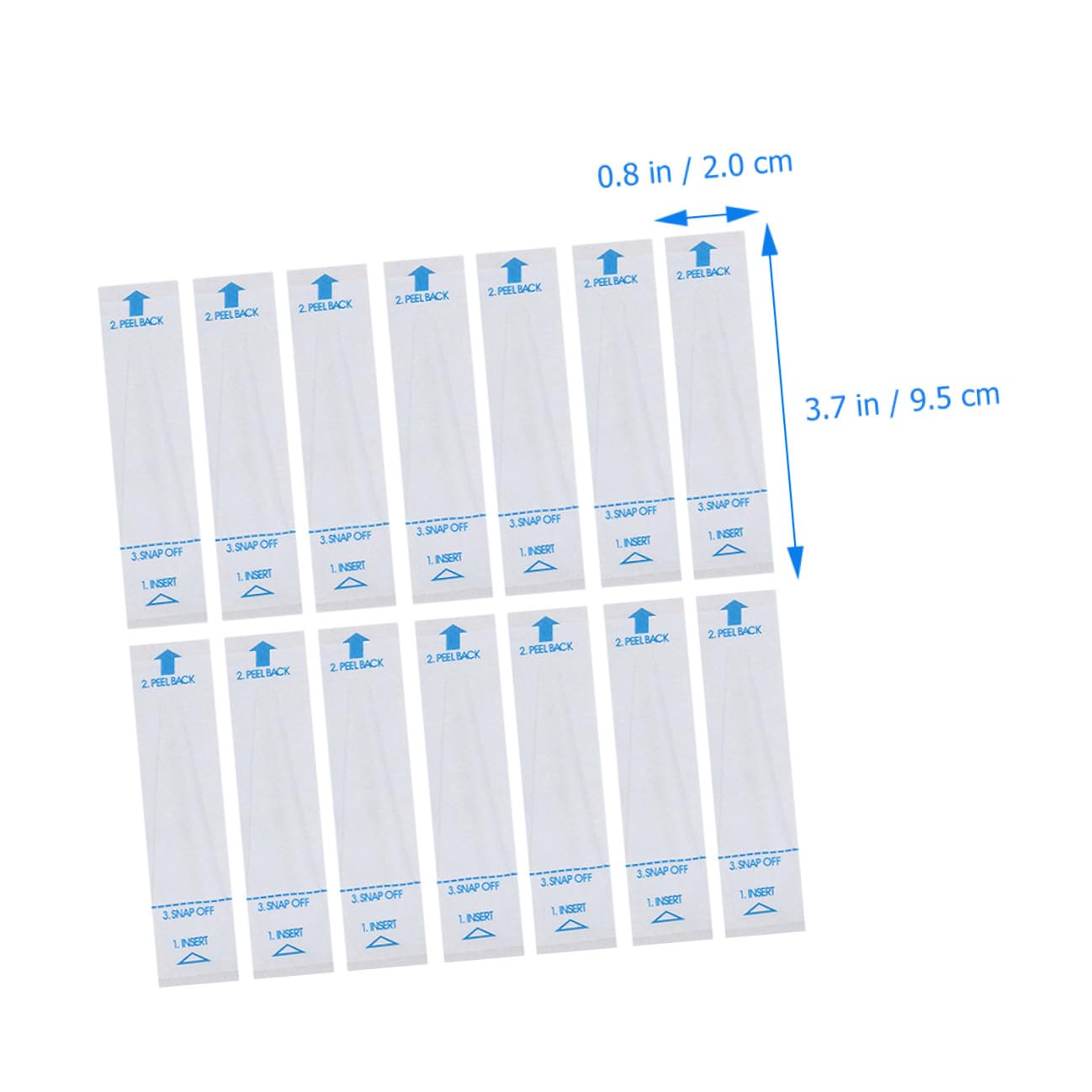 Angoily Disposable Digital Probe Sleeves 200pcs Oral and Rectal Protective Covers Thin Film Hygienic Disposable Probe Protectors for Home and Use