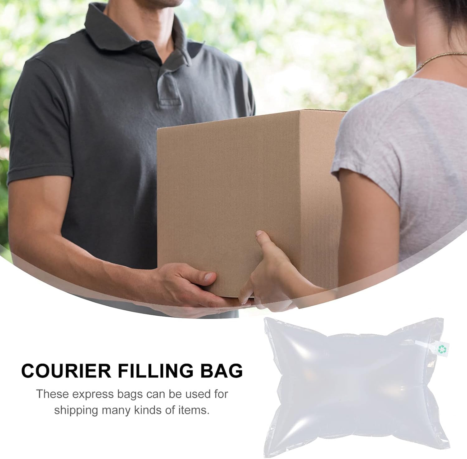 Operitacx 100PCS Inflatable Air Packaging Bags Air Cushion Film Anti-Collision Bubble Packaging for Shipping Fragile Items Sturdy Packing Filler Supplies