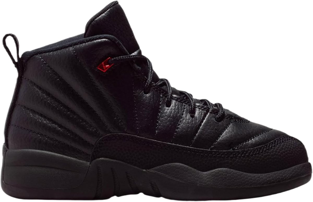 Air Jordan 12 Retro Bloodline Preschool Lifestyle Shoes (Black/Varsity Red)