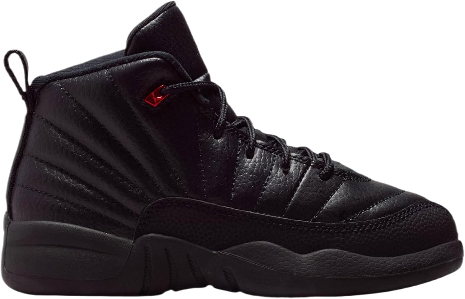 Air Jordan 12 Retro Bloodline Preschool Lifestyle Shoes (Black/Varsity Red)