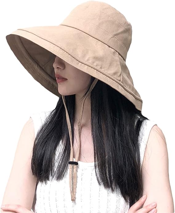 Amazon Uvカット帽子 レディース ハット つば広 小顔効果 Upf50 あご紐付き 風で飛ばない 春夏 帽子 紫外線対策 紫外線カット 大きいサイズ 折りたたみ 日焼け防止 スカラハット アウトドア 自転車 携帯便利 2 ベージュ バイザー 通販
