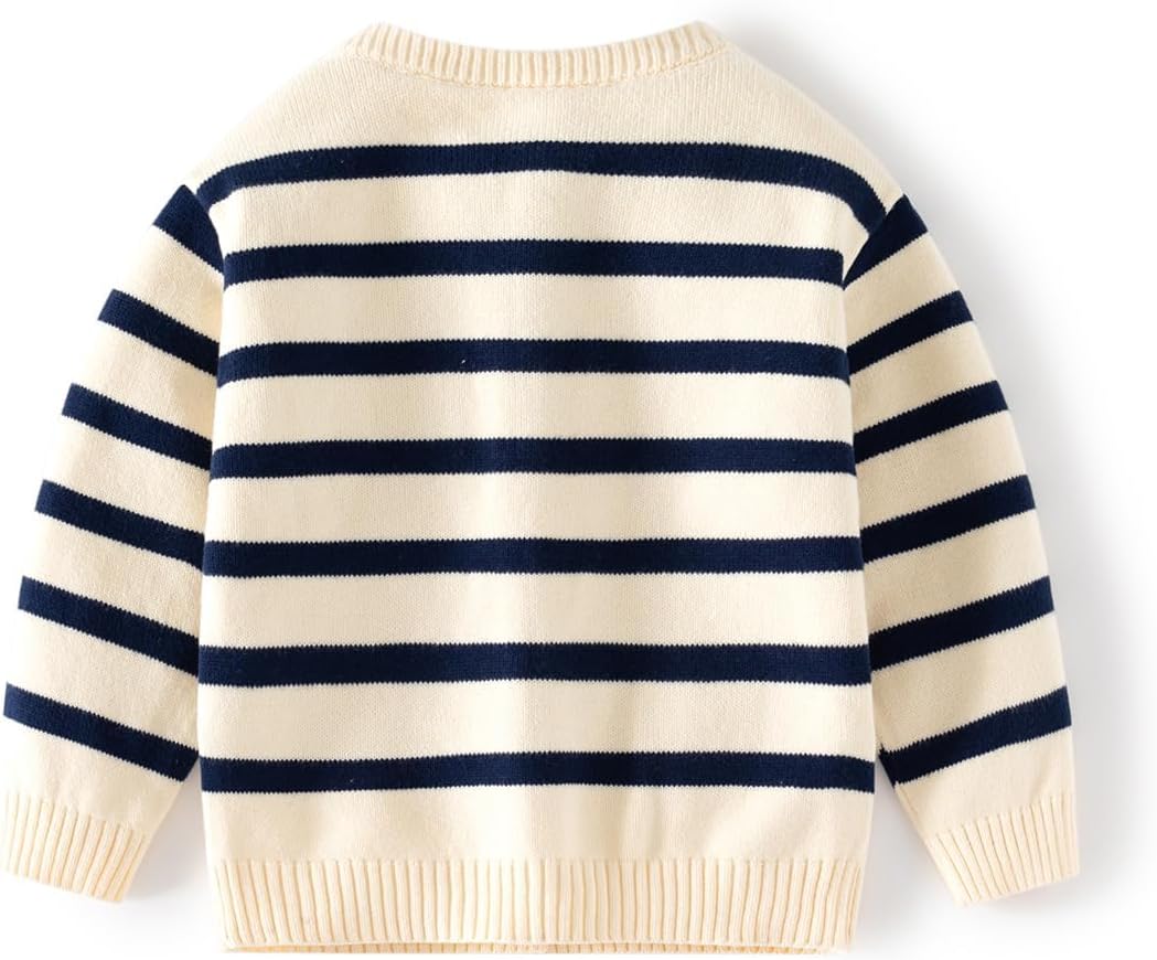 Baby Boys Girls Cardigan Toddler Sweaters Cotton Knit Long Sleeve Coat Fall Tops