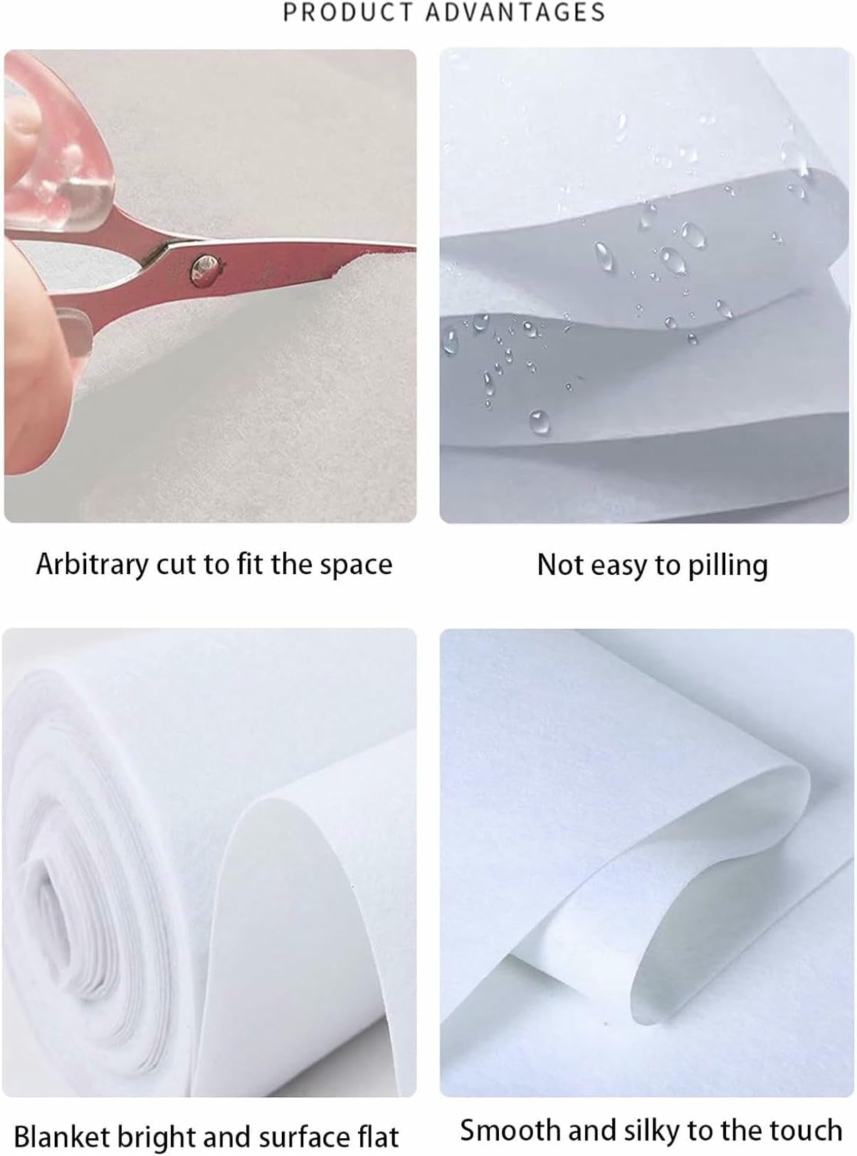 Tappeto da corridoio per Matrimoni Bianco Antiscivolo, in Poliestere, da 10 m, per Eventi, Feste di Natale, Cerimonie, Decorazioni per Esterni, Spiaggia, Spessore 2 mm.