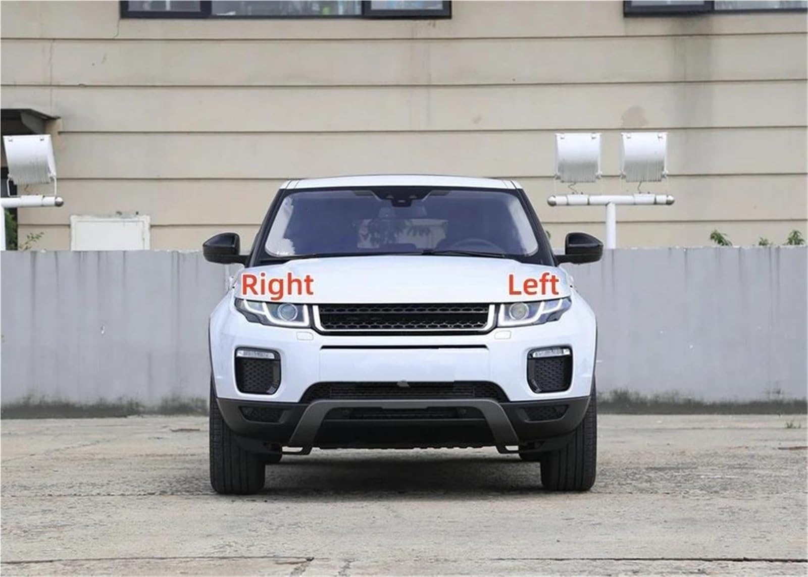 Copri Faro Anteriore Auto Per Land Per Rover Per Range Per Rover Per Evoque 2012-2018 Copri Lente Faro Anteriore Copriobiettivo(1pcs Left)