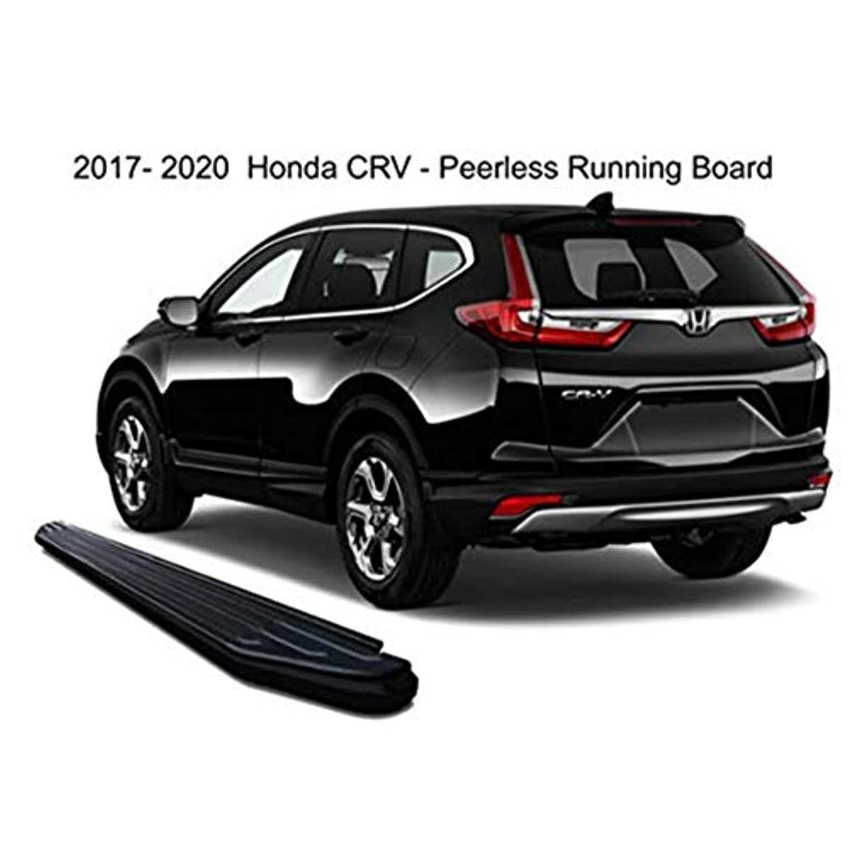 Black Horse Peerless Running Boards Compatible with 2017 to 2022 Honda CRV Black Aluminum Nerf Bars Side Steps Low Door Off Road SUV Pick up cab PR-HOCRBK17