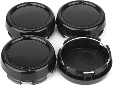 RhinoTuning 4 PCS 79 mm Wheel Center Cap Compatible with S300 S600 C280 W230-C230 E200 W221 ML500 RS-D RZ Z-DF RG-D Penta Style Wheel Rims, OD 79 mm / 3.11" ID 73 mm / 2.87" Black Hub Caps Trims