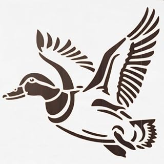 Hunting Duck Stencil image