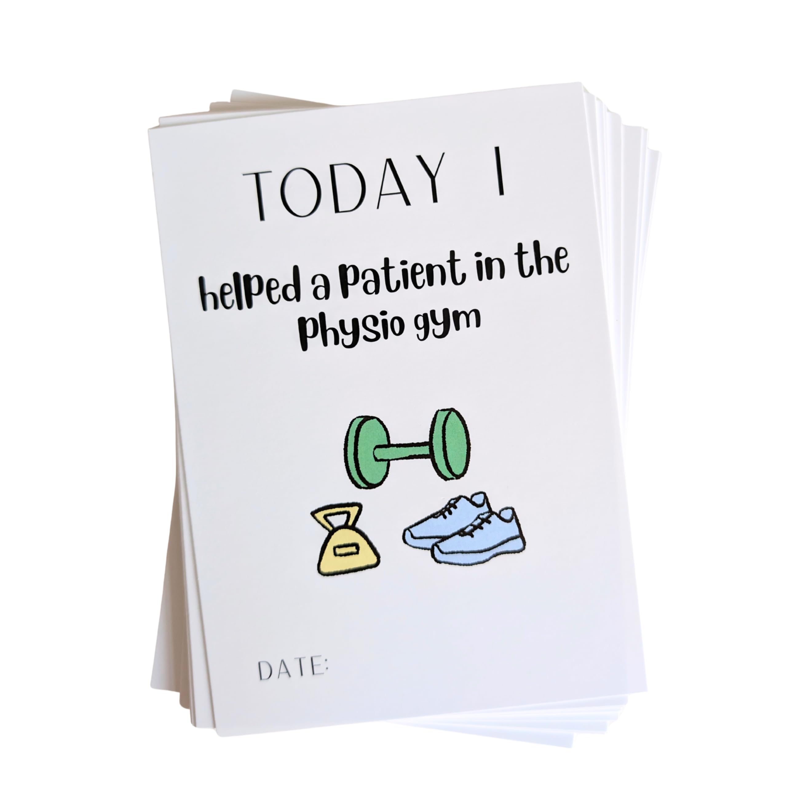 Student Physiotherapist Milestone Cards, Achievement Tracking Cards, Student Physiotherapist Gifts, Gift for Student, Set of 20 (Standard Packaging) - Image 2