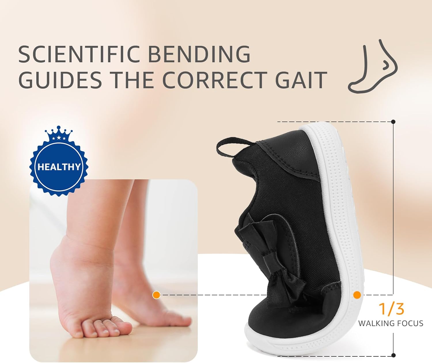 Wide Toe Box Toddler Shoes Zero Drop Boys Girls Barefoot Shoe Non-Slip Little Kids Sneakers for First Walking - Image 7