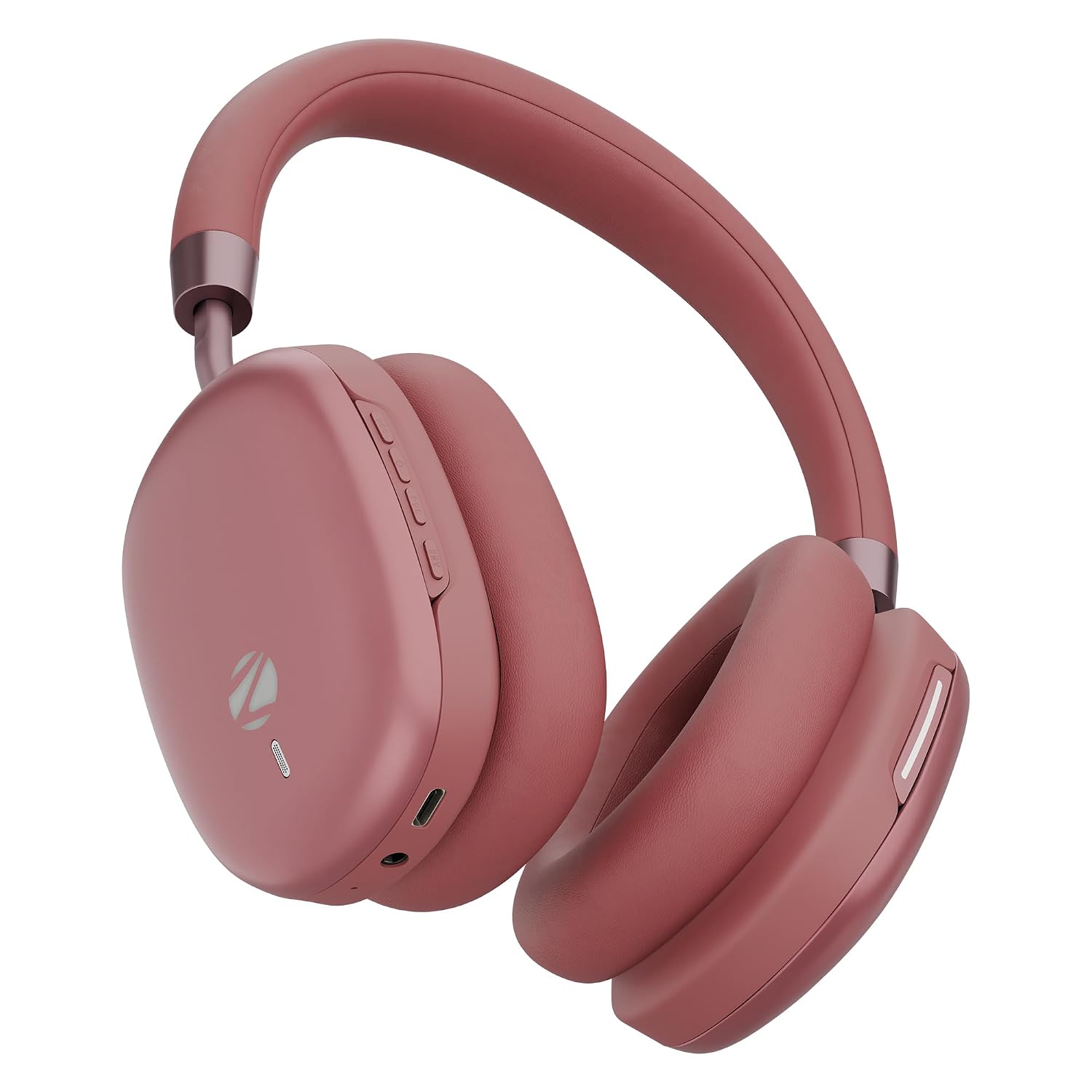 Zebronics Silencio 200T Wireless Headphones, Hybrid ANC 48dB, Upto 100Hrs Playback, 40mm Drivers, Dual Mic ENC, BT v6.0, Gaming Mode, Dual Pairing, Touch Controls, App Support, AUX, Maroon Zebronics Silencio 200T Wireless Headphones, Hybrid ANC 48dB, Upto 100Hrs Playback, 40mm Drivers, Dual Mic ENC, BT v6.0, Gaming Mode, Dual Pairing, Touch Controls, App Support, AUX, Maroon