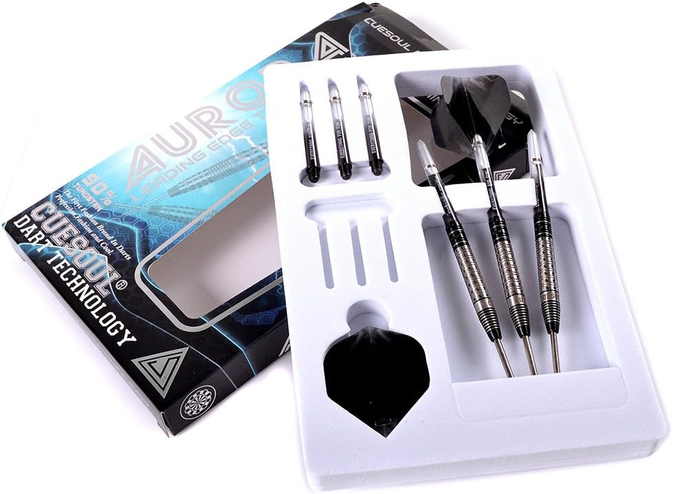 CUESOUL Aurora 90% Professional 21g/23g/25g Steel Tip Tungsten Dart-Titanium Nitride Coating