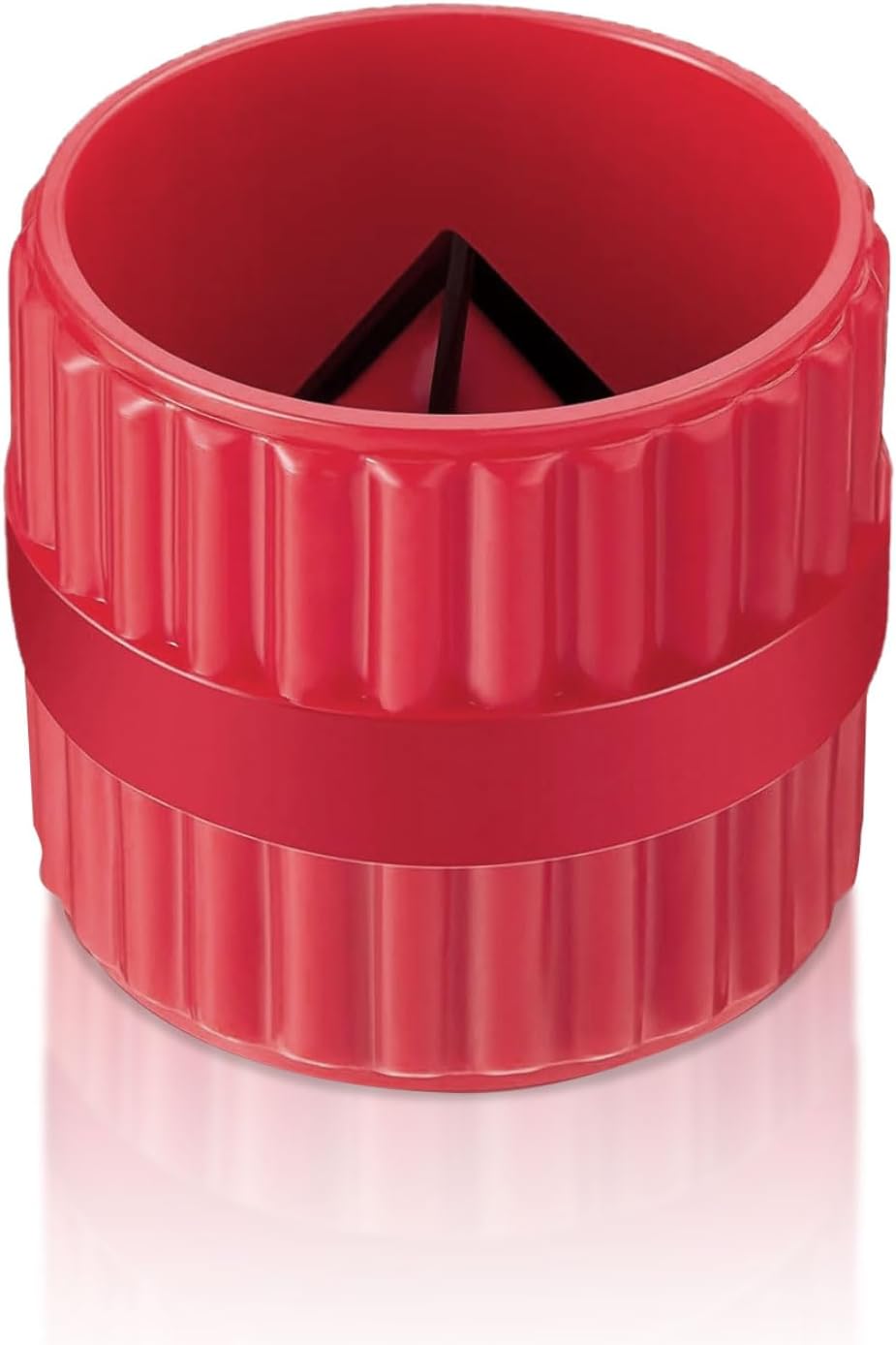 Pipe and Tubing Reamer Inner-Outer Copper Reamer Pipe Deburring Tool Alloy Steel Tubing Chamfer Tool for PVC/Ppr/Copper/Brass/Aluminum Tubes (Red)