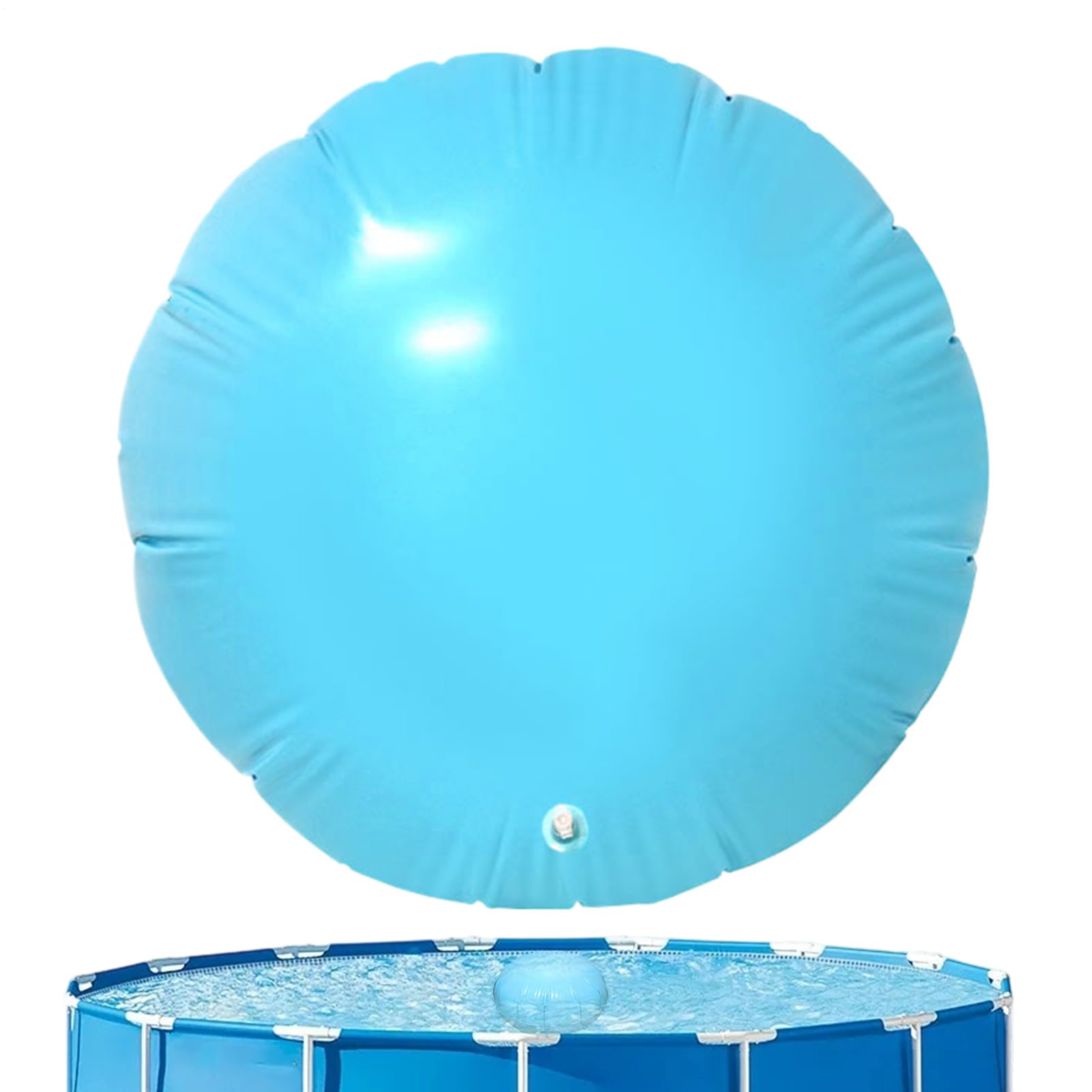 Almohadillas para Piscina | Almohadilla Inflable PVC para Piscina Enterrada | Equilibrador de Hielo Resistente al Frío Balón de Natación Kit de Cierre Invernal para Playa Jardín Trasero SPA Piscinas
