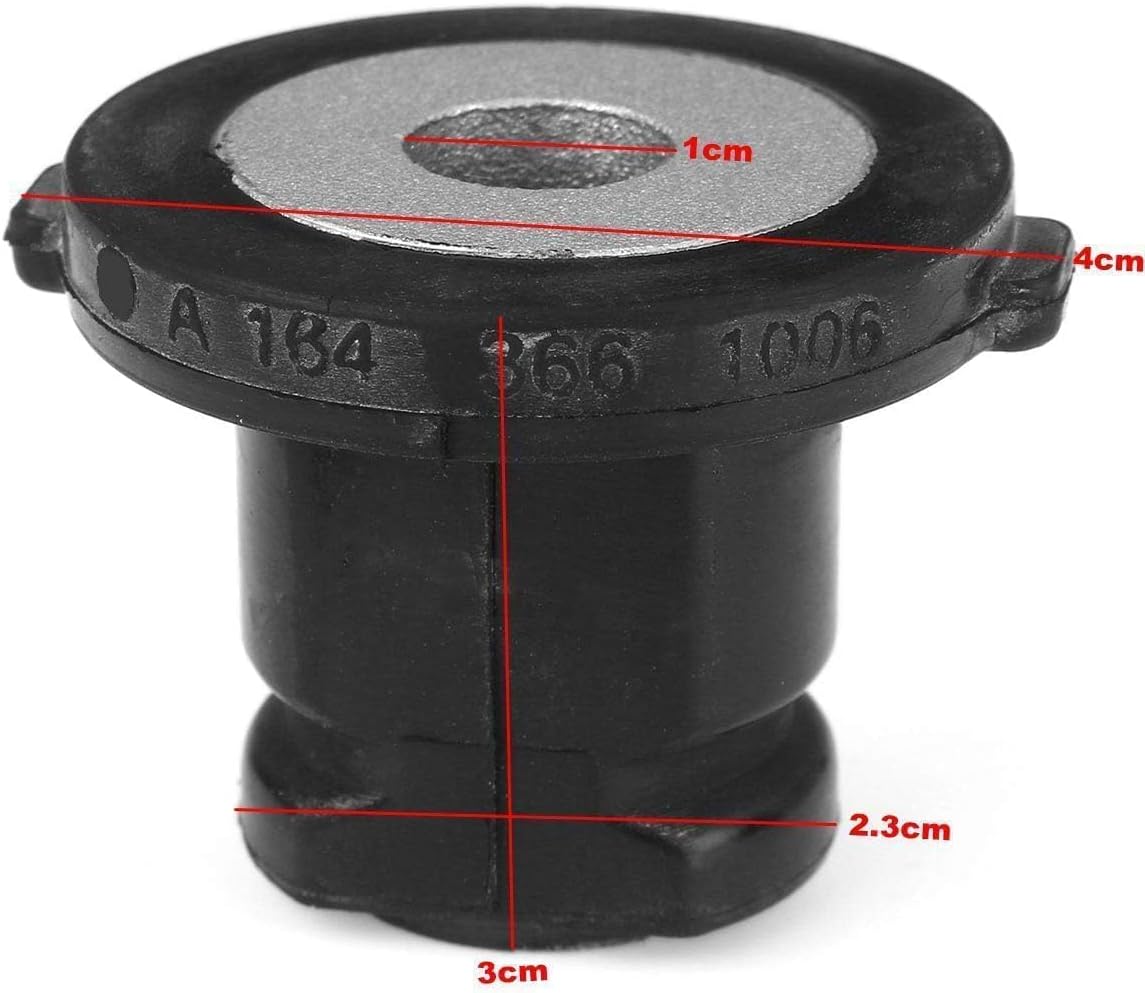 Ensun 1644600029 Front Steering Rack Mount Bushing Compatible with W164 W251 GL320 R320 4 PCS