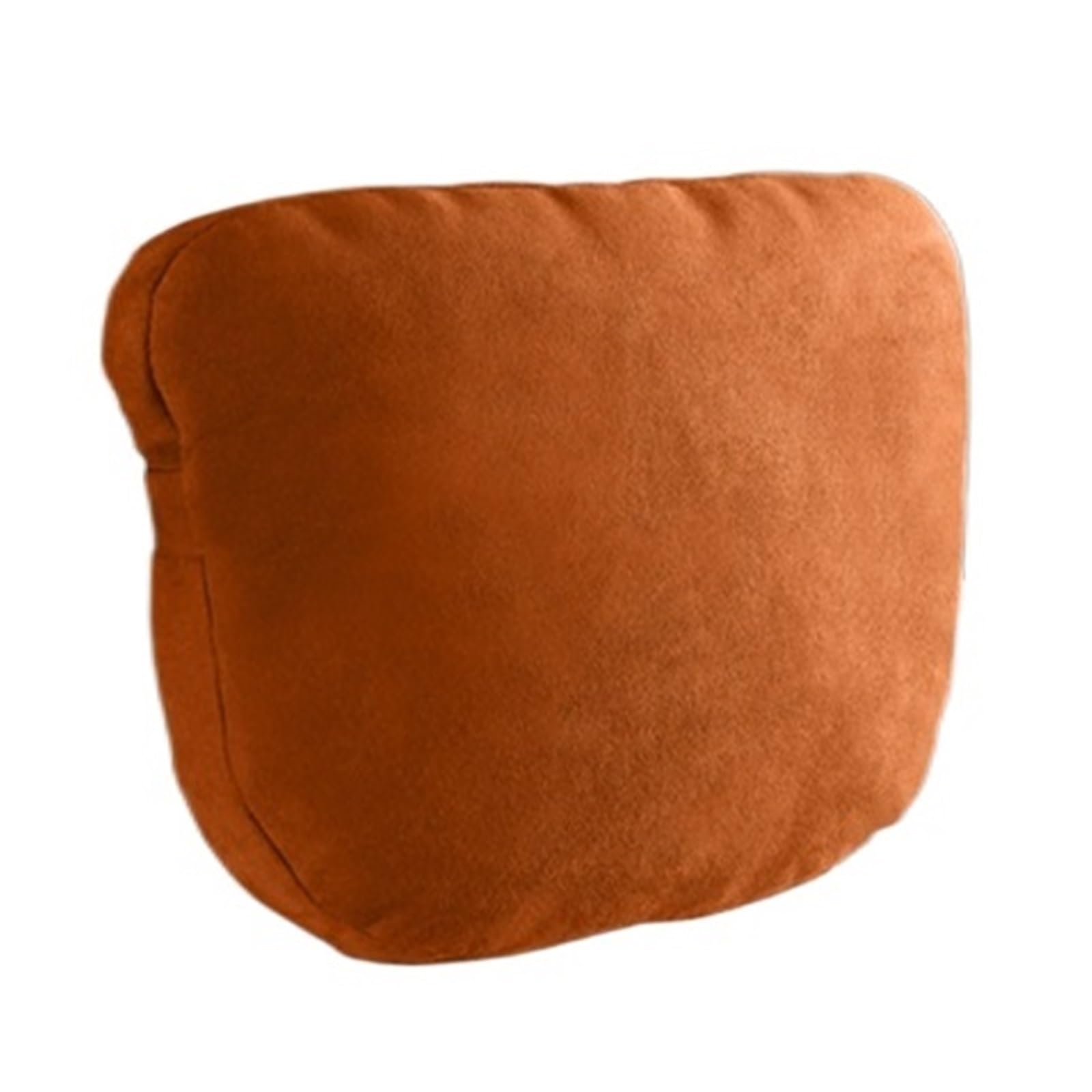KAUWYEHD Car Seat Accessories Suede Fabric Car Neck Headrest Pillow Seat Rest Memory Foam(A-1pcs)