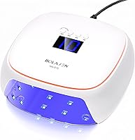 Vista 14 de BOLASEN Lámpara de uñas UV recargable inalámbrica - Luz UV para uñas de gel con reflector metálico y base de metal, secadora de uñas LED inalámbrica