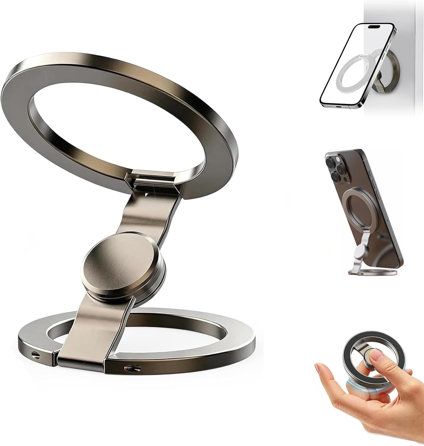 Magnetic Phone Stand Fidget Spinner, Dual Sided Magnet Phone Stand