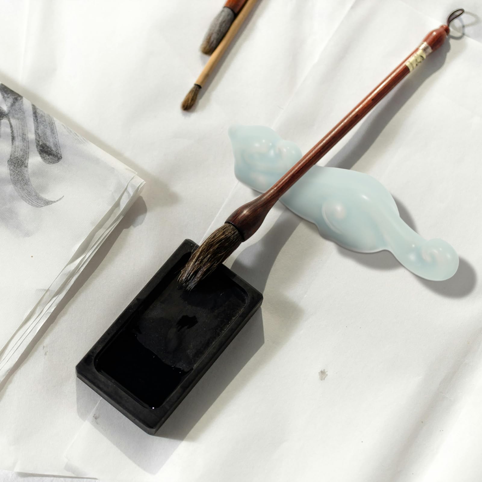 Operitacx 5stücke Ceramic Pen Holder Eleganter Kalligraphie-pinselhalter Aus Hochwertiger Keramik Stabiler Stand Für Schreibbedarf Und Kunstbedarf Für Zuhause Und Büro