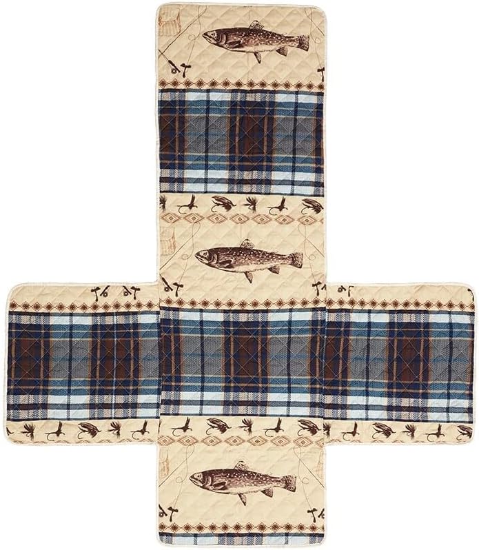 The Lakeside Collection Fly Fishing Furntiure Covers - Chair, Green, 2139522